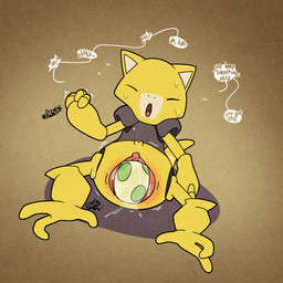 anthro anus blush blush_lines bodily_fluids clitoris egg egg_in_vagina feet female genital_fluids genitals holding_egg holding_object looking_pleasured moan navel nude outie_navel oviposition pokemon_egg pregnant soles solo stretched_vagina sweat sweatdrop text vaginal_fluids vaginal_oviposition vulva yellow_body argon_vile nintendo pokemon abra generation_1_pokemon mammal pokemon_(species) 1:1 english_text hi_res
