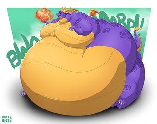 anthro belly belly_on_ground big_belly big_cheeks big_moobs black_eyebrows breath_powers burping chubby_cheeks claws elemental_manipulation eyebrows fire fire_breathing fire_manipulation green_background horn huge_belly huge_moobs huge_thighs hyper hyper_belly hyper_moobs hyper_thighs male moobs morbidly_obese morbidly_obese_anthro morbidly_obese_male multicolored_body obese obese_anthro obese_male open_mouth overweight overweight_anthro overweight_male pink_tongue purple_body purple_eyes purple_mouth purple_tail sharp_teeth simple_background sitting solo tail teeth thick_thighs three-quarter_view tongue two_tone_body two_tone_tail white_background white_claws wings yellow_body yellow_horn yellow_tail yellow_wings dino.d.dice activision mythology spyro_the_dragon spyro dragon mythological_creature mythological_scalie scalie 2025 cel_shading colored digital_media_(artwork) hi_res shaded signature