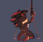 balls bdsm black_fur black_nose bondage bound feral fur hedgehog male mammal penis red_strips rope sega shadow_the_hedgehog sonic_(series) up
Rating: Explicit
Score: 1
User: SilverLurver
Date: March 13, 2014