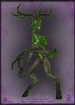 3_fingers ambiguous_gender anthro antlers bone claws cloven_hooves fingers glowing hooves horn looking_at_viewer plant short_tail simple_background skeleton skull solo standing tail text tree unguligrade vines lichfang jb_greymane animated_skeleton deer elemental_creature flora_fauna mammal monster treant undead 2017 hi_res url