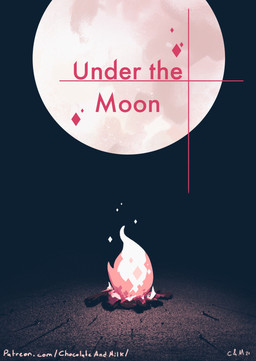 campfire simple_background text zero_pictured chocolateandmilk 2021 absurd_res cover cover_art cover_page dated english_text hi_res restricted_palette signature url