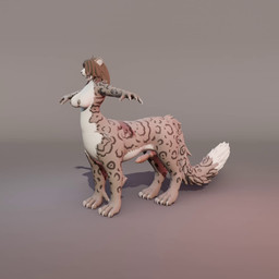 breasts claws genitals herm intersex knot knotted_penis penile_spines penis solo tail vulva thenaitsabel felid felid_taur lion mammal mammal_taur pantherine snow_leopard taur 1:1 3d_(artwork) animated blender_(artwork) digital_media_(artwork) hi_res no_sound short_playtime turntable_(animation) video