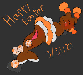 abdominal_bulge amputee animal_genitalia anus blush bodily_fluids brown_body brown_fur clitoris crying disability egg feral fin fur genital_slit genitals holidays intersex maleherm oviposition penis pregnant solo split_form tail tail_fin tapering_penis tears vaginal_oviposition vulva rory_arctic_fox easter nintendo pokemon rory_(rory_arctic_fox) aquatic brionne generation_7_pokemon mammal merfolk pinniped pokemon_(species) sea_lion absurd_res hi_res