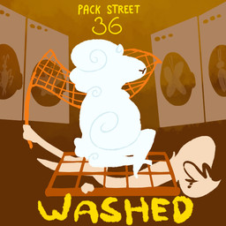 ambiguous_gender anthro appliance bug_net detailed_background duo fur gradient_background holding_object laundry_machine silhouette simple_background tail text title_card washing_machine wool_(fur) the_weaver pack_street charlie_(weaver) remmy_cormo arthropod bovid canid canine caprine corsac_fox fox insect mammal sheep true_fox 1:1 2026 english_text handwritten_text story story_at_source story_in_description