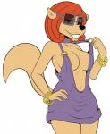 5_fingers anthro bedroom_eyes breasts cleavage clothed clothing dress female fingers fur gold_(metal) gold_jewelry green_eyes hair half-closed_eyes hand_on_hip jewelry looking_at_viewer mature_anthro mature_female narrowed_eyes navel o-ring_dress red_hair seductive short_tail side_boob skimpy solo standing tail tan_body tan_fur teeth under_boob jegc third-party_edit nickelodeon t.u.f.f._puppy counting_cougar cougar felid feline mammal 2018 color_edit colored digital_drawing_(artwork) digital_media_(artwork) portrait three-quarter_portrait