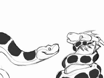 ambiguous_gender coiling duo feral forked_tongue hypnosis imminent_vore licking licking_lips mind_control resisting ringed_eyes simple_background struggling tongue tongue_out white_background vellum disney mythology the_jungle_book alym kaa_(jungle_book) dragon indian_python mythological_creature mythological_scalie python reptile scalie snake 2d_animation 4:3 animated frame_by_frame loop seamless_loop