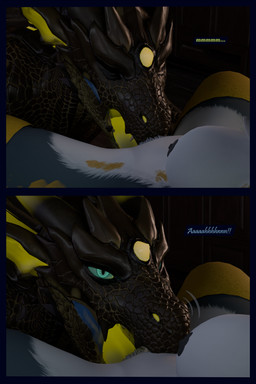 anthro blue_body blue_eyes blue_fur breasts clothing cunnilingus duo female fur green_body green_scales green_tongue leg_warmers legwear male male/female multicolored_body nipples oral pubes scales seductive sex tongue vaginal white_body white_fur flauntingfornication european_mythology mythology dragon kobold mythological_creature mythological_scalie scalie western_dragon wyvern 2:3 3d_(artwork) absurd_res comic digital_media_(artwork) hi_res daughter_(lore) father_(lore) father_and_child_(lore) father_and_daughter_(lore) incest_(lore) parent_(lore) parent_and_child_(lore) parent_and_daughter_(lore)