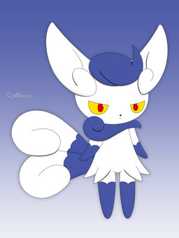 female feral fur glistening glistening_eyes gradient_background looking_at_viewer multicolored_body multicolored_fur simple_background solo standing cyrildraws nintendo pokemon generation_6_pokemon meowstic meowstic_(female) pokemon_(species) 2026 3:4 digital_media_(artwork) full-length_portrait hi_res portrait shaded signature