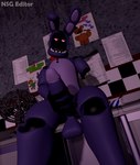 anthro balls bow_tie erection genitals looking_at_viewer machine male masturbation nude penis solo nsg_editor five_nights_at_freddy's five_nights_at_freddy's_2 scottgames withered_bonnie_(fnaf) animatronic lagomorph leporid mammal rabbit robot 2023 3d_(artwork) digital_media_(artwork) source_filmmaker_(artwork)