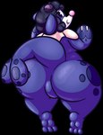 anthro biped butt looking_at_viewer looking_back looking_back_at_viewer male male_anthro markings nude_anthro nude_male pawpads paws pose purple_body rear_view smile spots spotted_body fluffytales nintendo pokemon mari_(fluffytales) generation_7_pokemon marine pokemon_(species) popplio alpha_channel cel_shading digital_drawing_(artwork) digital_media_(artwork) full-length_portrait portrait shaded