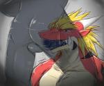 2013 anthro back balls black_body blonde_hair blush butt deep_throat delga dragon erection facefuck fellatio forced gay green_eyes hair horn kuromaru male muscles nude open_mouth oral oral_sex pecs penis plain_background precum red_body ryuukikeito scalie sex standing sweat tattoo teeth translucent video_games white_body
Rating: Explicit
Score: 10
User: abcxyz123
Date: February 03, 2014