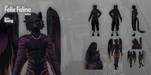 anthro biped front_view looking_at_viewer pose rear_view side_view simple_background solo text virtual_reality rycia vtuber 2:1 3d_(artwork) absurd_res adobe_photoshop_(artwork) character_name digital_media_(artwork) english_description english_text hi_res model_sheet substance_painter_(artwork)
