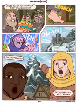 beard broken_toes detailed_background facial_hair food gesture group guacamole hand_gesture human_only inside male monk mountain not_furry outside pointing stumbling temple text colarix bethesda_game_studios microsoft skyrim the_elder_scrolls two_soyjaks_pointing heimskr_(skyrim) nazeem_(skyrim) human mammal absurd_res comic digital_drawing_(artwork) digital_media_(artwork) english_text hi_res