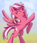 adlynh candy_star_(mlp) cutie_mark equine eyes_closed female hair mammal my_little_pony original_character pegasus solo two_tone_hair wings
Rating: Safe
Score: 0
User: nom123
Date: March 08, 2014