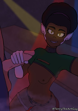 bar breasts dark_body dark_skin duo exposed_breasts female flashing flashing_breasts genitals glowing glowing_eyes handjob humanoid_genitalia humanoid_penis interspecies male male/female penile penis selfie sex vein terrytheartguy mythology beatrix_(terrytheartguy) animal_humanoid australian_cattle_dog canid canine canis cattledog domestic_dog dragon dragon_humanoid herding_dog humanoid hybrid mammal mythological_creature mythological_scalie pastoral_dog scalie absurd_res hi_res
