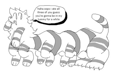 3_fingers 3_toes 4_toes 8_legs anthro dialogue feet female fingers hand_to_face heart_nose heart_symbol looking_back simple_background solo speech_bubble striped_body stripes text toes vore vore_implied white_background bigsteppies noby_noby_boy noodle_(aimkid) domestic_ferret mammal mustelid musteline taur true_musteline weasel black_and_white english_text monochrome