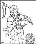 abs annoyed anthro armor big_breasts blowing blowing_raspberries bodily_fluids breasts bulge clothed clothing container cup duo female headgear helmet horn humor jousting_lance knight lay_the_dragon making_faces male male_focus melee_weapon muscular muscular_male pbbt pbbth pfft shirt solo_focus spitting sword tail tail_motion tailwag tank_top text text_on_clothing text_on_shirt text_on_topwear topwear warrior weapon wings skianous european_mythology mythology ben_(skianous) fassalia_dracher canid canine canis domestic_dog dragon herding_dog malinois_dog mammal mythological_creature mythological_scalie pastoral_dog scalie sheepdog western_dragon english_text hi_res meme monochrome