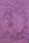 anthro bodily_fluids breath butt butt_sniffing dialogue duo ears_down eating eating_food explicitly_stated_consent facesitting fart fart_cloud fart_fetish fart_sniffing farting_on_another farting_on_face holding_both_legs male male/male mostly_nude onomatopoeia pivoted_ears raised_tail sitting_on_another slightly_chubby slightly_chubby_anthro slightly_chubby_male slob sniffing sound_effects sweat sweaty_body sweaty_butt tail tail_motion talking_to_another text whiskers wristband austrum nintendo pokemon space_dandy meow_(space_dandy) betelgeusian generation_3_pokemon mammal pokemon_(species) zangoose 2025 hi_res traditional_media_(artwork)