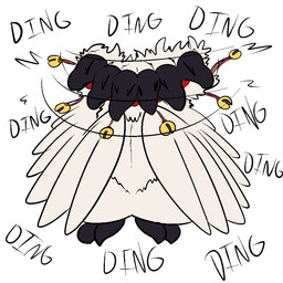 ambiguous_gender beak bell claws collar feathered_wings feathers motion_blur motion_lines simple_background solo wings trout_(artist) birbthing avian bird 1:1 2016 aliasing digital_media_(artwork) microsoft_paint_(artwork)