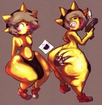 anthro big_butt big_penis bikini bikini_top blush bodily_fluids butt butt_focus butt_grab clothing disembodied_hand duo embarrassed erection erection_under_clothing exclamation_point female femboy fire footwear genitals gun hand_on_butt holding_object holding_weapon huge_butt huge_penis looking_at_another looking_away looking_back male offscreen_character penis ranged_weapon shoes sitting solo surprised_expression sweat swimwear thick_thighs thong topwear two-piece_swimsuit underwear weapon fakesigss epic_games fortnite raven_team_leader sunspot_(fortnite) bear elemental_creature elemental_humanoid fire_creature fire_humanoid humanoid mammal 2025 absurd_res colored digital_drawing_(artwork) digital_media_(artwork) hi_res shaded signature