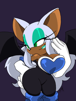 anthro big_breasts boots breasts clothing curvy_figure female footwear gloves green_eyes handwear lipstick looking_at_another makeup membrane_(anatomy) membranous_wings shoes smile solo spandex thick_thighs tight_clothing wings ultra4rtznsfw sega sonic_the_hedgehog_(series) blush_the_bat rouge_the_bat bat mammal 3:4 hi_res