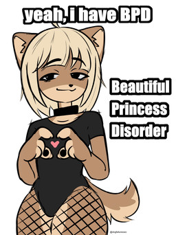 anthro clothing collar female fishnet_clothing fishnet_legwear gesture heart_gesture heart_symbol legwear leotard looking_at_viewer simple_background solo text tired_eyes white_background dogfailureowo hana_(dogfailureowo) canid canine canis domestic_dog mammal english_text guide_lines hi_res meme