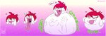 bodily_fluids border death digestion drooling fatal_vore female female_pred hair heart_symbol mouth_shot onomatopoeia open_mouth red_hair rumbling_stomach saliva saliva_string simple_background sound_effects speech_bubble text tongue tongue_out vore white_border cabezilla mario_bros nintendo haniu_blenzek blob_creature boo_(mario) tiny_(disambiguation) absurd_res hi_res