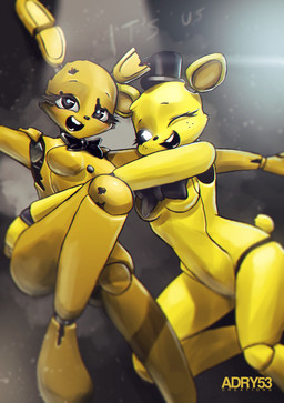 adry53 animatronic bear bow_tie crossgender five_nights_at_freddy's golden_freddy_(fnaf) hat lagomorph machine mammal mechanical rabbit robot springtrap_(fnaf) top_hat
Rating: Safe
Score: 7
User: WhiteWhiskey
Date: March 06, 2015 adry53 animatronic bear bow_tie crossgender five_nights_at_freddy's golden_freddy_(fnaf) hat lagomorph machine mammal mechanical rabbit robot springtrap_(fnaf) top_hat
Rating: Safe
Score: 7
User: WhiteWhiskey
Date: March 06, 2015