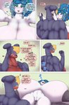 anthro big_breasts blue_flower_florges blush bodily_fluids breasts comic crying dialogue different_sound_effects duo embrace english_text expand-blurples female female/female florges flying_sweatdrops garchomp generation_4_pokemon generation_6_pokemon genitals heart_symbol hi_res hug huge_breasts hyper hyper_breasts joanne_(megustalikey) muscular muscular_female nintendo nipples onomatopoeia pixie_blume pokemon pokemon_(species) pussy question_mark sleep_bubble sleeping sniffling sound_effects stuttering sweat sweatdrop tears text vocalization vowelless vowelless_sound_effect zzz