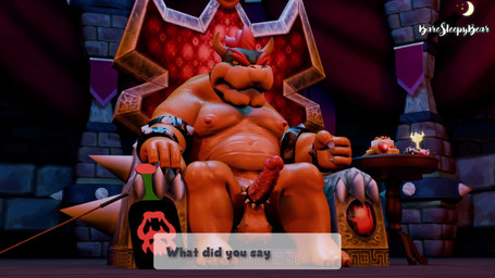 2_horns 3_toes 4_fingers accessory angry annoyed anthro armband balls banging_fist belly bracelet casual_erection casual_exposure chair chastity_cage chastity_device claws close-up cock_ring collar cuff_(restraint) deal dialogue dialogue_box erect_nipples erection eyebrows feet fingers fist floating_object frown furniture genitals glans hand_on_knee hand_on_leg handcuffs heart_lock horn humanoid_genitalia humanoid_penis inside jewelry key laugh male male/male metal_cuffs musclegut muscular muscular_anthro muscular_male narrowed_eyes navel nipples offscreen_character on_model open_mouth open_smile paddle penis penis_accessory penis_jewelry pounding_fist restraints saggy_balls sharp_teeth sitting smile snapping_fingers solo sparkles spiked_armband spiked_balls spiked_bracelet spiked_cock_ring spiked_penis spikes spikes_(anatomy) table tapping_foot tapping_knee teeth text throne toes urethra zoom_in baresleepybear mario_bros nintendo bowser dragon_koopa koopa scalie 3d_(artwork) animated digital_media_(artwork) hi_res long_playtime signature sound webm