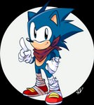 5_fingers anthro bandage biped blue_body blue_fur clothing fingers footwear fur geometric_background gloves handwear kerchief looking_at_viewer male shoes simple_background solo standing nkognz classic_sonic_(universe) sega sonic_boom sonic_the_hedgehog_(series) sonic_the_hedgehog eulipotyphlan hedgehog mammal 2014 alpha_channel full-length_portrait portrait signature