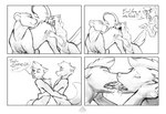 anthro base_two_layout butt butt_lick content_repetition dialogue duo female feral four_frame_grid four_frame_image french_kissing fur grid_layout hair humor interspecies kissing licking male male/female male/male presenting presenting_hindquarters regular_grid_layout text tongue tongue_out two_row_layout elicitie disney mythology the_lion_king nala_(the_lion_king) avian canid canine canis felid feline gryphon lion mammal mythological_avian mythological_creature pantherine 2022 absurd_res comic english_text hi_res monochrome