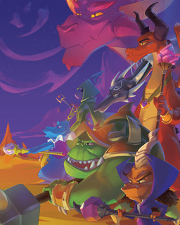 1_horn 2_horns 8_horns anthro armlet armor black_horn countershading crown fantasy female female_anthro female_feral feral green_eyes group headgear helmet horn horn_sheath long_neck long_snout male male_anthro male_feral multi_horn multicolored_body neck_ring neck_spikes orange_body pupils purple_body purple_sky red_body ruff_(clothing) scales scepter sharp_teeth shoulder_pads sky slit_pupils snout standing teeth two_tone_body unsigned ventral_scales white_horn yellow_body yellow_countershading yellow_horn truffe_(artist) activision european_mythology mythology spyro_the_dragon the_legend_of_spyro corrupt_cynder gnasty_gnorc malefor red_(spyro) ripto sorcerer_(spyro) sorceress_(spyro) dinosaur dragon gnorc mythological_creature mythological_scalie prehistoric_species reptile scalie western_dragon 2024 4:5 cover digital_drawing_(artwork) digital_media_(artwork) english_description hi_res