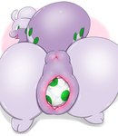 anus egg egg_from_pussy female feral gaping gaping_pussy genitals looking_at_viewer looking_back oviposition presenting presenting_pussy purple_body pussy solo tail thick_thighs wide_hips bboing mythology nintendo pokemon dragon generation_6_pokemon goodra mythological_creature mythological_scalie pokemon_(species) scalie absurd_res hi_res