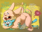 3_toes 4_fingers abdominal_bulge anthro anthro_on_anthro anthro_penetrated anthro_penetrating anthro_penetrating_anthro big_penis blue_body blue_fur bodily_fluids breasts buckteeth butt chokehold cum cum_in_pussy cum_in_uterus cum_inside dialogue drooling duo fangs feet female female_penetrated fingers from_behind_position fur genital_fluids genitals heart_pupils hindpaw huge_penis humanoid_genitalia humanoid_penis husband_and_wife husband_penetrating_wife impregnation impregnation_request interspecies larger_male male male/female male_penetrating male_penetrating_female married_couple mature_anthro mature_female mature_male nude nude_anthro nude_female nude_male ovum ovum_with_heart paws penetration penile penile_penetration penis penis_in_pussy pink_body pink_fur pink_nose pinned pinned_to_ground predator/prey ridiculous_fit romantic romantic_couple saliva sex size_difference smaller_female smaller_penetrated speed_lines sperm_cell tail teeth text thrusting toes tongue tongue_out uterus vaginal vaginal_penetration x-ray_view robcivecat cartoon_network the_amazing_world_of_gumball nicole_watterson richard_watterson domestic_cat felid feline felis lagomorph leporid mammal rabbit 2024 english_text url