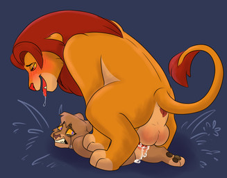 adult_on_young age_difference anus balls blush bodily_fluids crying cum cum_drip cum_in_vagina cum_inside cum_on_penis dominant dominant_male dripping drooling duo ears_down female feral feral_on_feral forced genital_fluids genitals looking_back looking_pleasured male male/female penetration penile penile_penetration penis penis_in_vagina pinned pivoted_ears raised_tail rape saliva sex simple_background size_difference submissive submissive_female tail tears vaginal vaginal_penetration young young_feral younger_penetrated conditional_dnp deadingdog disney the_lion_king simba_(the_lion_king) vitani_(the_lion_king) felid lion mammal pantherine hi_res