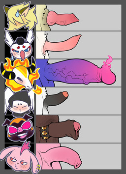 animal_genitalia animal_penis anthro blush bone bottomless bottomless_male canine_genitalia canine_penis chart clothed clothing ear_piercing embarrassed erection foreskin genitals group horn humanoid_genitalia humanoid_penis male overweight overweight_male penis penis_chart piercing side_view skull young young_anthro young_male kori-nio asian_mythology bemani east_asian_mythology japanese_mythology konami mythology penis_lineup pop'n_music chira_(pop'n_music) chocky_(pop'n_music) fat_boy_(pop'n_music) raizou_(pop'n_music) well-done_(pop'n_music) yamabuki_(pop'n_music) avian bird bovid bovine canid canine corvid corvus_(genus) crow domestic_pig fox lagomorph leporid mammal oscine passerine rabbit suid suine sus_(pig) tengu yokai 2021 character_request hi_res