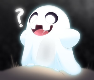 anthro bodily_fluids confusion cum cum_in_mouth cum_inside duo erection feral genital_fluids genitals male nude open_mouth orgasm penetration penis question_mark simple_background smile spicymeat mario_bros nintendo peepa ghost human mammal spirit absurd_res digital_media_(artwork) hi_res