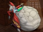 after_vore anthro belly belly_on_ground big_belly digestion fatal_vore female female_pred huge_belly multiple_prey oral_vore same_size same_size_vore solo vore 111lionman111 final_fantasy final_fantasy_ix square_enix freya_crescent burmecian mammal rodent absurd_res hi_res