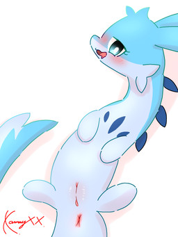 anus bird's-eye_view blue_body blue_ears blue_eyes blue_fur blue_tail chest_markings featureless_feet featureless_hands feet female female_feral feral fur genitals high-angle_view humanoid_genitalia humanoid_genitalia_on_feral humanoid_vulva humanoid_vulva_on_feral innie_vulva looking_at_viewer looking_pleasured lying markings multicolored_body multicolored_fur narrowed_eyes on_back open_mouth simple_background solo tail two_tone_body two_tone_fur vulva white_background conditional_dnp xammyxx palworld pocketpair chillet pal_(species) 2026 3:4 digital_media_(artwork) hi_res ibispaint_(artwork) shaded signature watermark