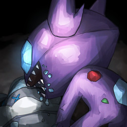 ambiguous_gender ambiguous_humanoid ambiguous_pred ambiguous_prey blue_body blue_gem cave corpse crystal duo eating gem gem_eyes glowing glowing_eyes green_gem grey_body hard_vore humanoid_focus inside leaning leaning_forward light multicolored_body not_furry open_mouth purple_body purple_ears red_gem sharp_teeth solo_focus teeth vore white_body x_eyes spicyichizo nintendo pokemon carbink crystal_creature elemental_creature generation_3_pokemon generation_6_pokemon humanoid mineral_fauna pokemon_(species) sableye 2026 absurd_res hi_res lighting shaded