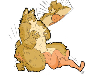 anthro breast_grab breasts claws duo erection eyes_closed facesitting female genitals hand_on_breast human_on_anthro interspecies larger_anthro larger_female male male/female nude penis sitting sitting_on_another size_difference smaller_human smaller_male smile manwithnobats third-party_edit zeigram_(colorist) poppy_opossum anon ms._rufus domestic_cat felid feline felis human mammal color_edit colored