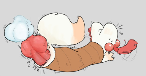 animal_genitalia animal_penis anus balls bodily_fluids canine_genitalia canine_penis cardboard_tube clitoris disembodied_penis duo ear_piercing ear_ring female female_feral female_focus female_on_feral feral feral_focus fluffy fluffy_tail genitals grey_background knot knotted_penis larger_feral larger_male male male/female male_feral male_on_feral motion_lines paws penetration penile penile_penetration penis piercing quadruped ring_piercing sheath simple_background size_difference smaller_female smaller_feral solo_focus stuck sweat tail three-quarter_view thrust_lines thrusting vaginal vaginal_penetration vulva konen fabulous_beasts tubaoshu_(fabulous_beasts) herpestid mammal mongoose 2026 digital_drawing_(artwork) digital_media_(artwork) flat_colors