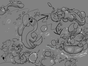 ambiguous_gender anus belly big_belly bubble dorsal_fin duo egg eyewear feral feral_pred feral_prey fin full_tour goggles grey_background head_first oral_vore oviposition patting_belly safe_vore sea simple_background underwater vore water fixelfixelays mario_bros nintendo dolphin_(mario) 2026 4:3 hi_res sequence sketch