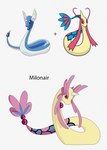 ambiguous_gender blue_body blue_markings feral horn markings pink_body pink_eyes pink_markings red_eyes simple_background solo white_background white_body yellow_body milk-jug nintendo pokemon dragonair generation_1_pokemon generation_3_pokemon hybrid milotic pokemon_(species) hi_res