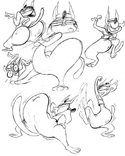 anthro belly big_belly big_butt butt dancing female overweight simple_background solo white_background kmorrisoncartoon_(artist) mythology felid mammal mythological_creature mythological_sphinx 2015 monochrome sketch