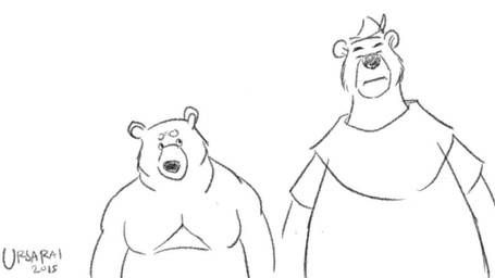 anthro bear_hug belly bent_over big_belly bottomwear bycocket clothed clothing duo hat hat_feather headgear headwear hug kiss_on_lips lifting_partner looking_at_another looking_down loose_feather male moobs nervous overweight overweight_anthro overweight_male pants shirt size_difference smile standing talking_to_another topless topless_male topwear tunic lukas_artair dj-rodney_(character) little_john bear mammal 16:9 animated sketch widescreen