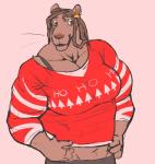 amber_eyes anthro big_breasts breasts christmas dreadlocks ear_piercing feline female holidays lion mammal muscles muscular_female piercing plain_background ritts rochelle_barnette solo sweater tight_clothing whiskers
Rating: Safe
Score: 2
User: DamnThatAss
Date: February 14, 2014