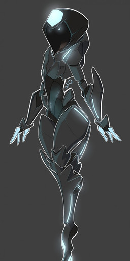 blue_eyes blue_glow feet female fingers glowing glowing_eyes grey_background hood simple_background solo stickfigurequeen bioware electronic_arts mass_effect n/a_(stickfigurequeen) alien humanoid turian 2015 digital_media_(artwork) hi_res