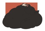 2_horns 5_fingers anthro belly big_belly black_body black_fur black_hooves black_tail bone brown_horn cloven_hooves curled_horn fingers fur goat_tail hooves horn huge_belly immobile male male_anthro moobs morbidly_obese morbidly_obese_anthro morbidly_obese_male navel neck_tuft nude_anthro nude_male obese obese_anthro obese_male orange_eyes overweight overweight_anthro overweight_male pupils rectangle simple_background sitting skull skull_head solo tail thick_thighs tuft white_background yellow_pupils theannoyingnpc manster_(theannoyingnpc) monster 2019 digital_drawing_(artwork) digital_media_(artwork) flat_colors hi_res